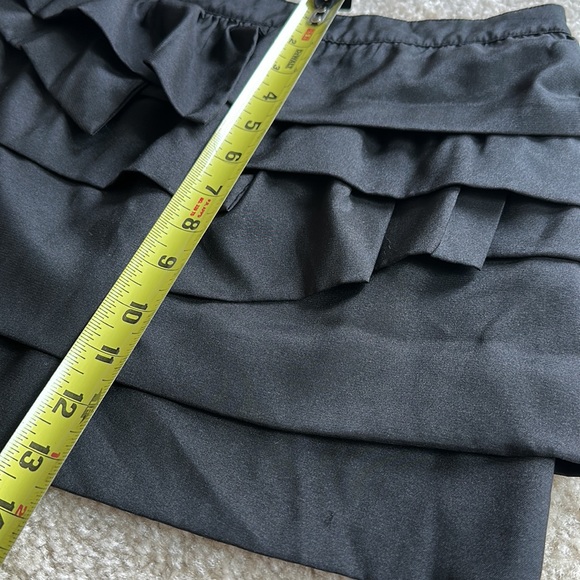 Black layered mini skirt - Picture 8 of 9